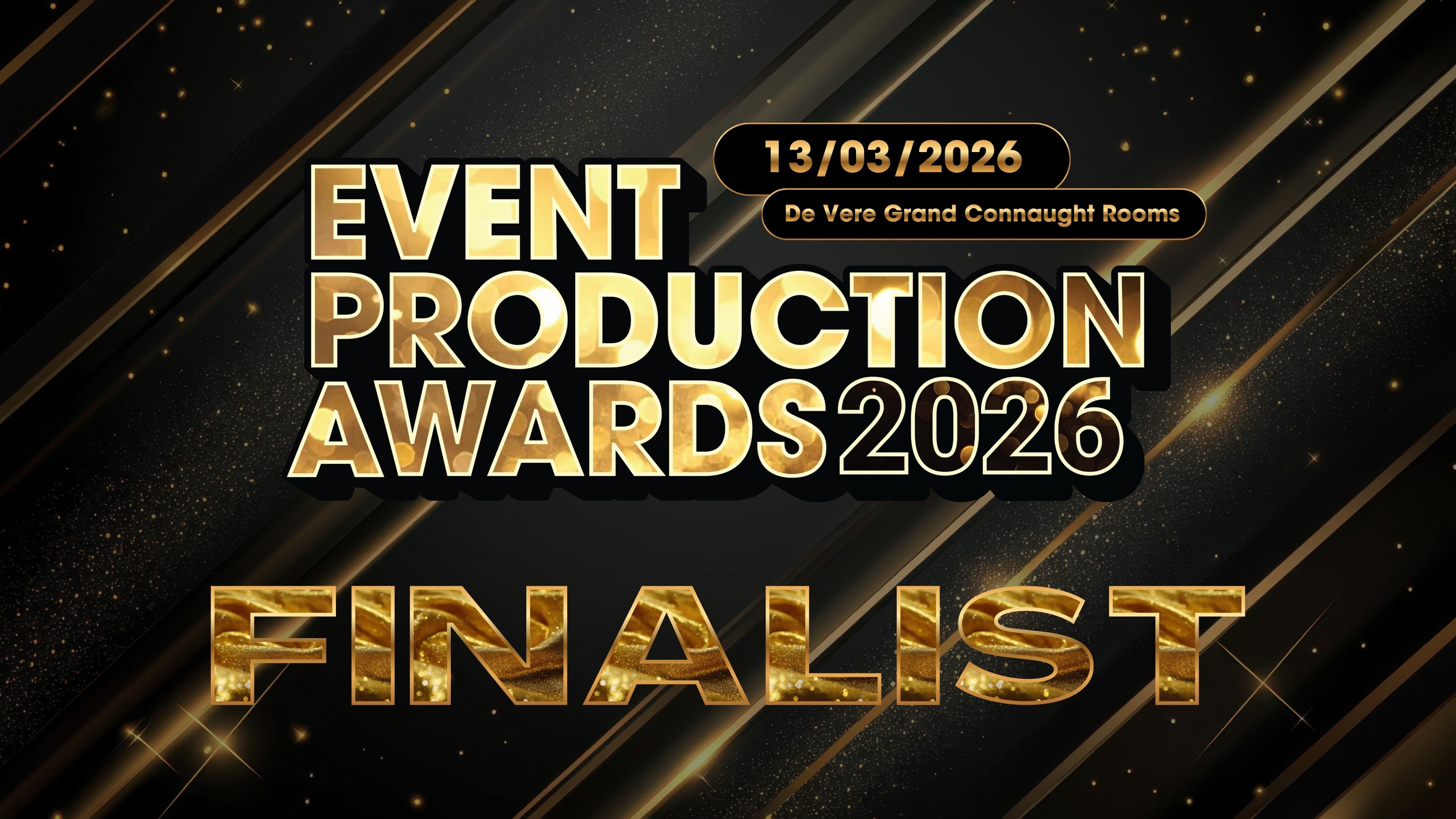 Crewsaders Event Production Awards 2026 Finalist badge